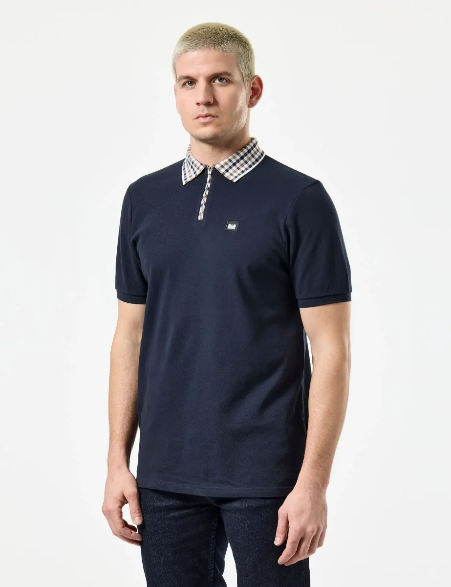 Weekend Offender Lachine Polo | Navy/Mid House Check