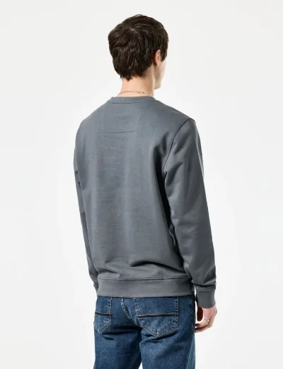 Weekend Offender Ferrer Badge Sweatshirt | Zinc