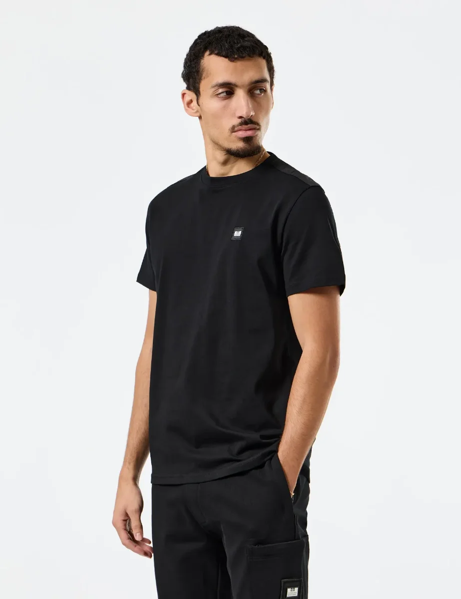 Weekend Offender Garcia Overlay T-Shirt | Black