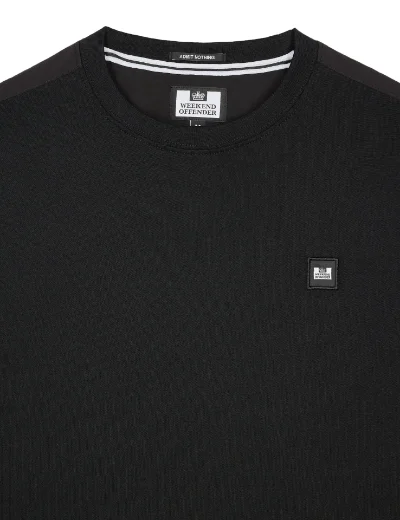 Weekend Offender Garcia Overlay T-Shirt | Black