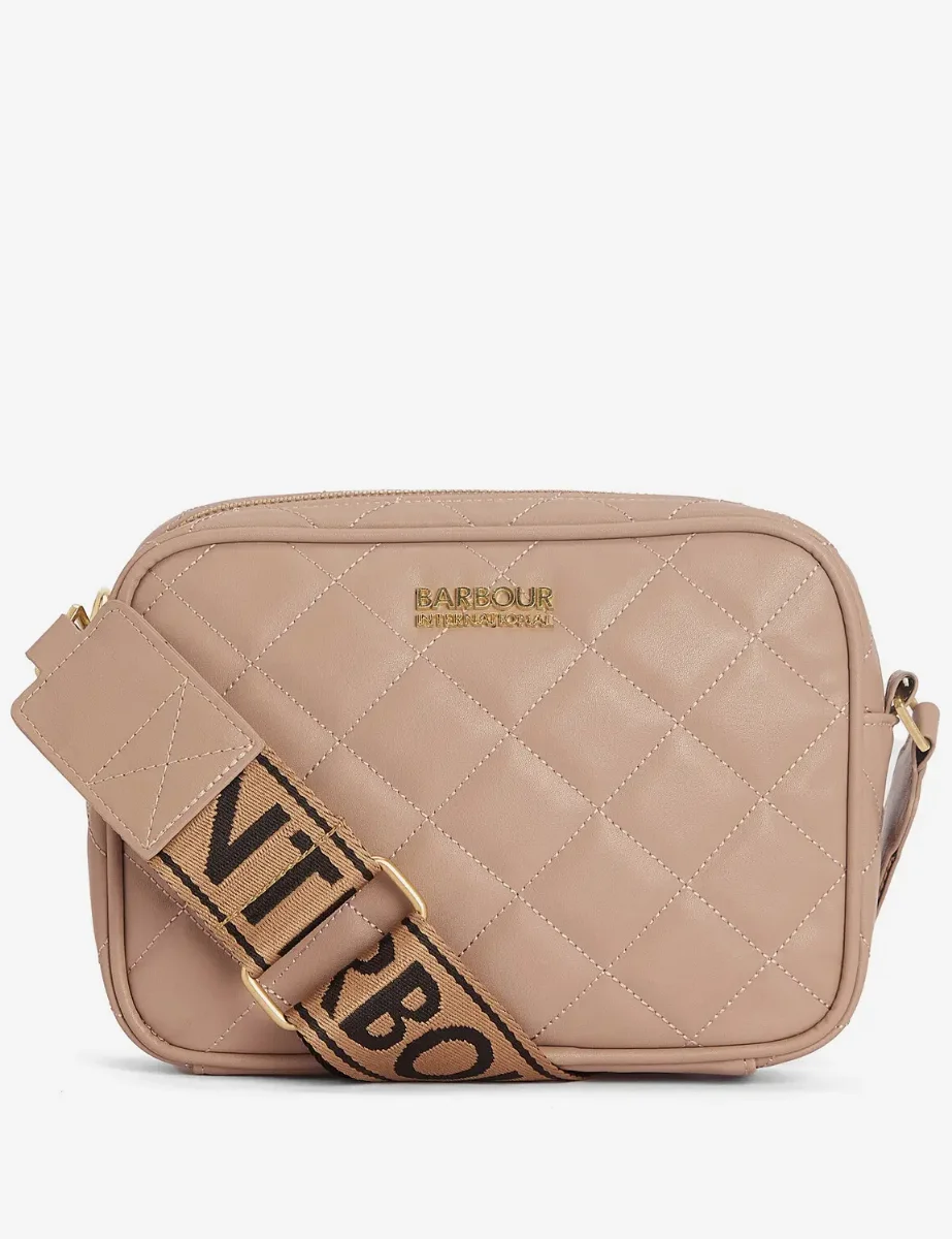 Barbour International Women's Sloane Quilted crossbody | Camel