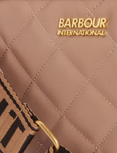 Barbour International Women's Sloane Quilted crossbody | Camel