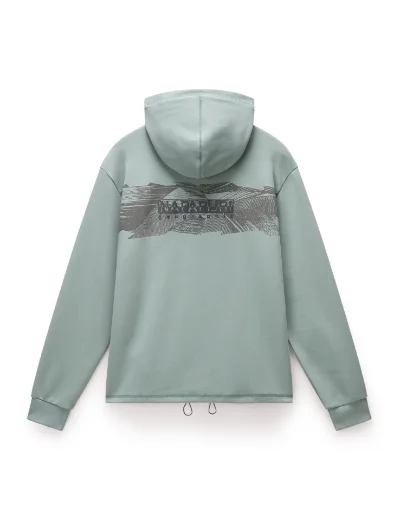 Napapijri B-Vanni Full Zip Hoody | Green Mil