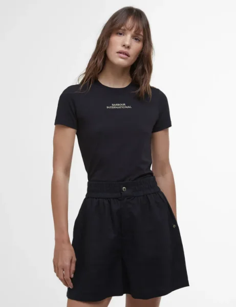 Barbour Women's International Estella T-shirt | Black Barbour Women's International Estella T-shirt | Black