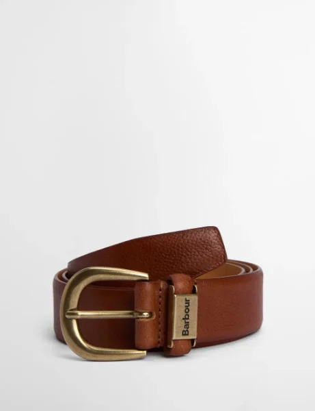Barbour Clyde Leather Belt | Brown Barbour Clyde Leather Belt | Brown