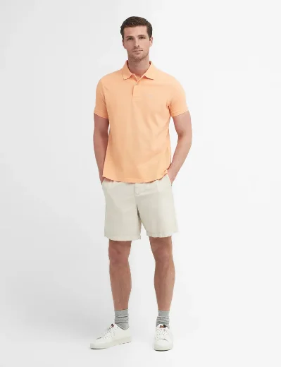 Barbour Lightweight Sport Polo Shirt | Coral Sands
