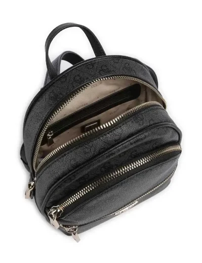 Guess Manhattan Large 4G Logo Backpack | Coal Logo