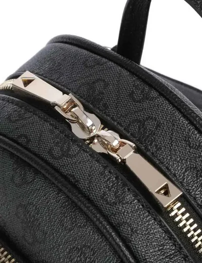 Guess Manhattan Large 4G Logo Backpack | Coal Logo