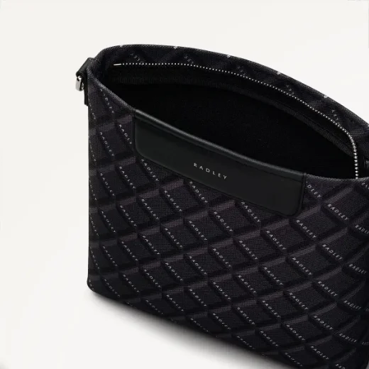 Radley Southwell Gardens Geo Print Crossbody Bag | Black
