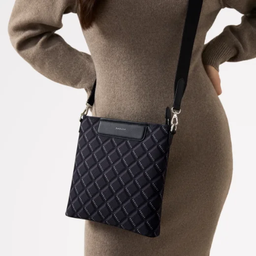Radley Southwell Gardens Geo Print Crossbody Bag | Black