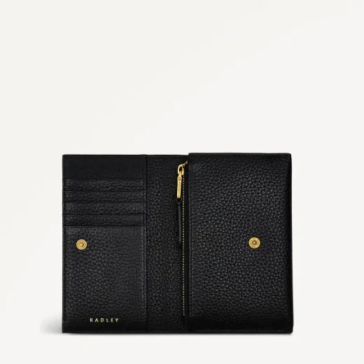 Radley Oak Street Medium Flap Purse | Black