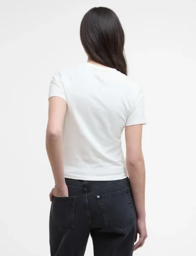 Barbour International Harley T-shirt | Off White