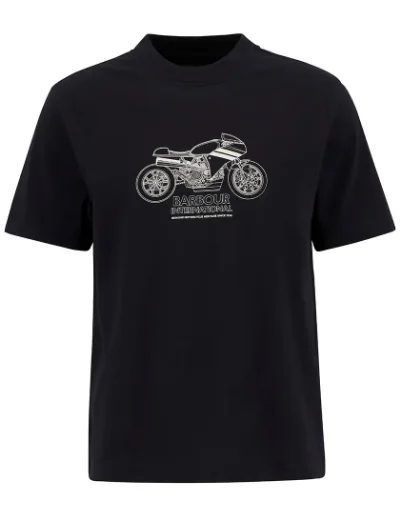 Barbour International Topher T-Shirt | Black