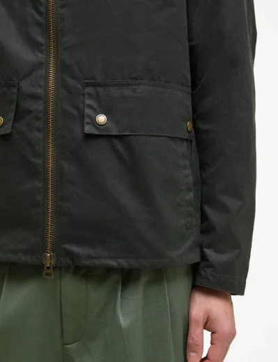 Barbour International Marker Wax Jacket | Sage