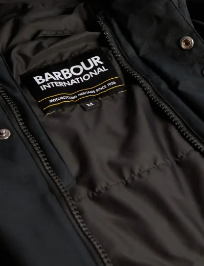 Barbour International Endley Waterproof Coat | Black