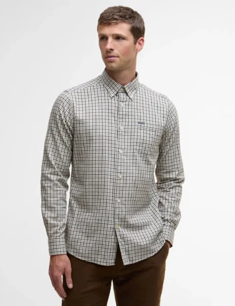 Barbour Padshaw Long Sleeve Check Shirt | Washed Stone Barbour Padshaw Long Sleeve Check Shirt | Washed Stone