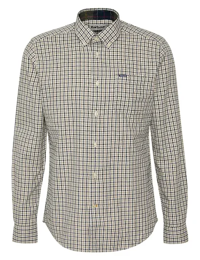 Barbour Padshaw Long Sleeve Check Shirt | Washed Stone