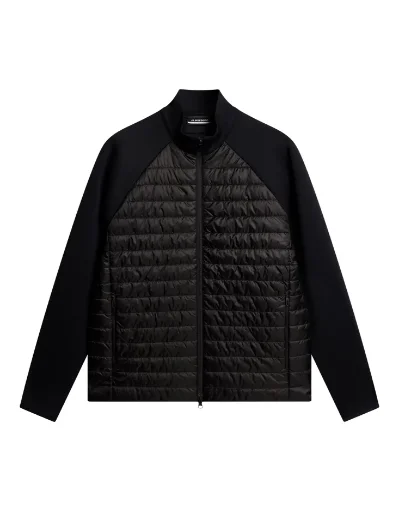 J.Lindeberg Hayden Quilt Hybrid Jacket | Black