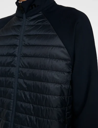 J.Lindeberg Hayden Quilt Hybrid Jacket | Navy