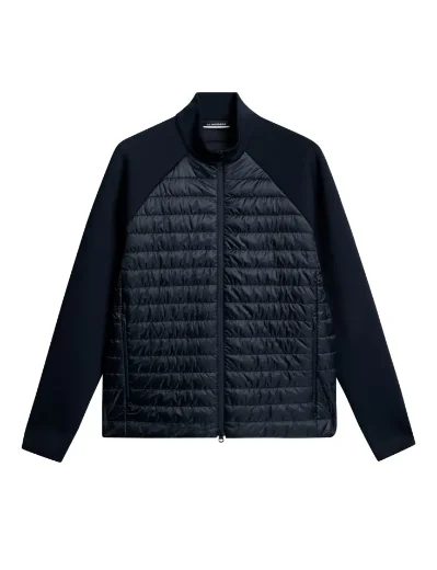 J.Lindeberg Hayden Quilt Hybrid Jacket | Navy