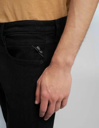Replay Anbass Slim Fit Jean | Black