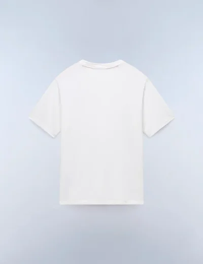 Napapijri Nedles Short Sleeve T-Shirt | White Heron