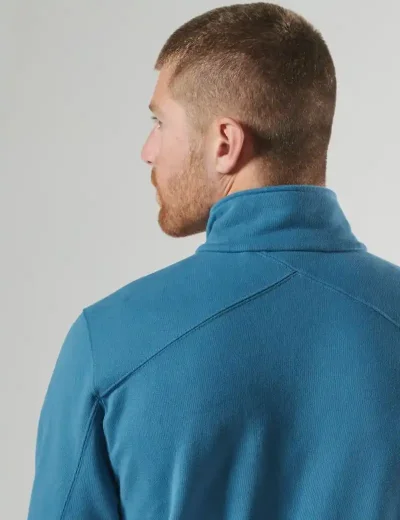 Ma.Strum Neo Quarter Zip Sweat | Ink Navy