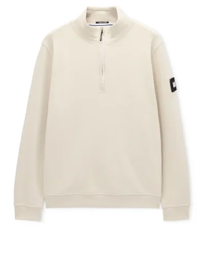 Weekend Offender Kraviz Quarter Zip Sweatshirt ¦ Calcium