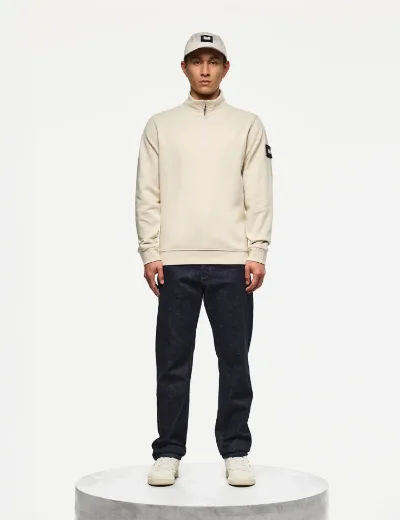 Weekend Offender Kraviz Quarter Zip Sweatshirt ¦ Calcium