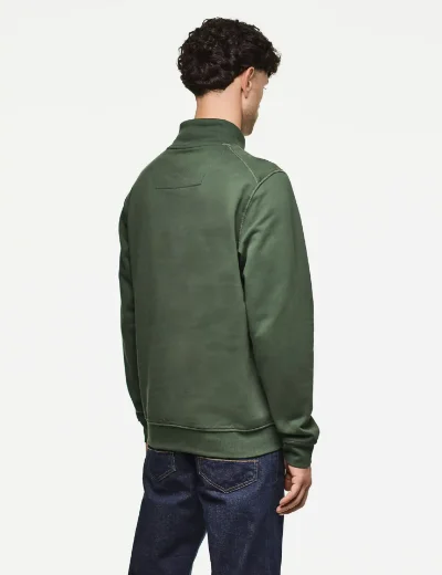 Weekend Offender Kraviz Quarter Zip Sweatshirt ¦ Forest