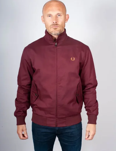 Fred Perry Classic Harrington Jacket | Oxblood