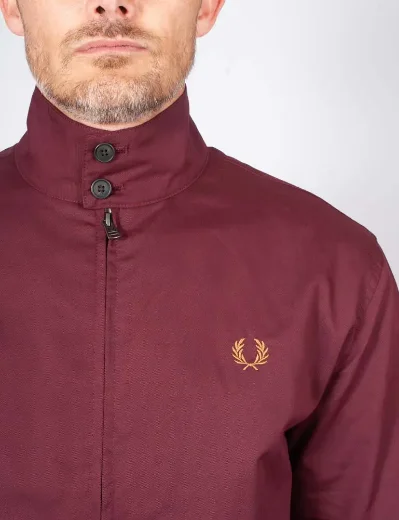 Fred Perry Classic Harrington Jacket | Oxblood