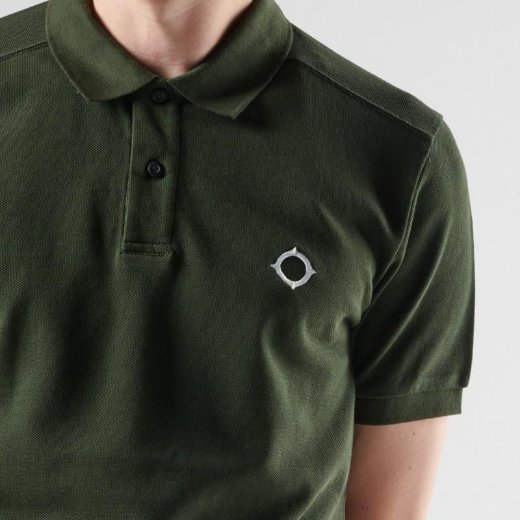 Ma.Strum SS Pique Polo | Oil Slick