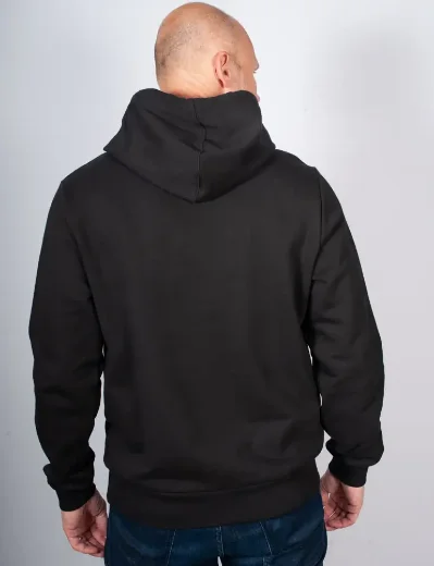 Lacoste Colour-Block Fleece Hoodie | Black