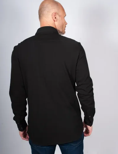 Lacoste Slim Fit Cotton Piqué Shirt | Black