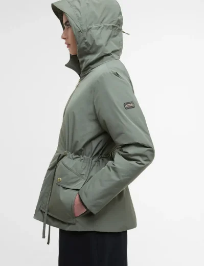 Barbour INTL Winter Piper Showerproof Jacket | Dusty Khaki