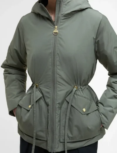 Barbour INTL Winter Piper Showerproof Jacket | Dusty Khaki