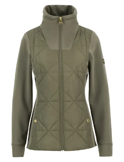 Barbour Intl Kya Quilted Sweater | Dusty Khaki