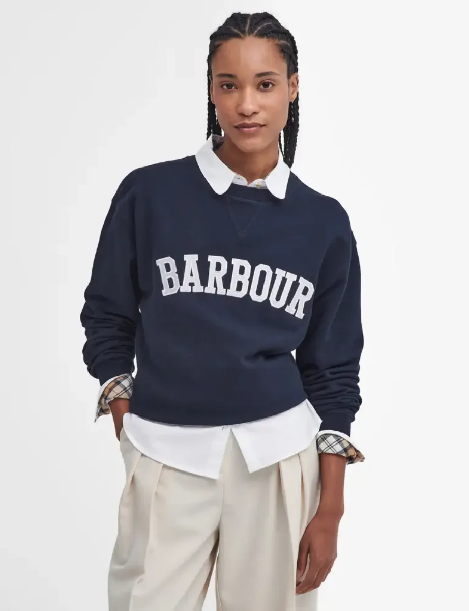 Barbour Women's Northumberland Sweatshirt | Navy
