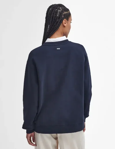 Barbour Women's Northumberland Sweatshirt | Navy