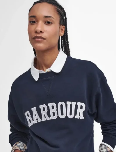 Barbour Women's Northumberland Sweatshirt | Navy