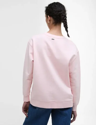Barbour Women's Northumberland Sweatshirt | Pink Blush