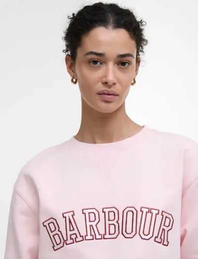 Barbour Women's Northumberland Sweatshirt | Pink Blush