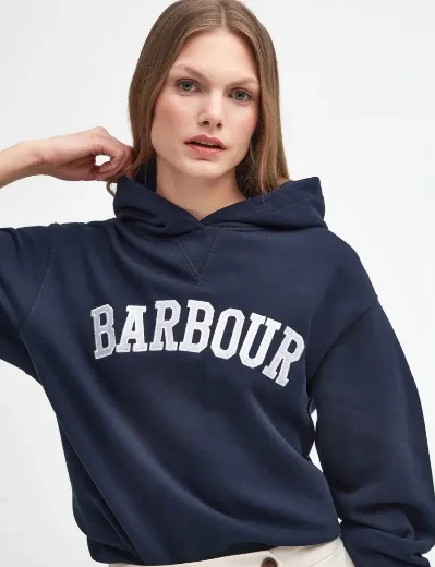 Barbour Northumberland Hoodie | Navy