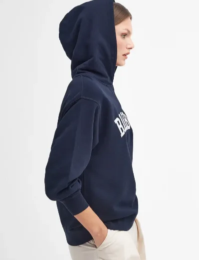 Barbour Northumberland Hoodie | Navy