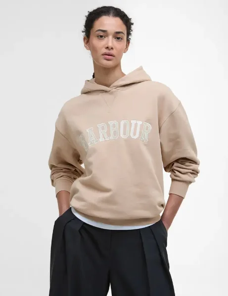 Barbour Northumberland Hoodie | Pale Camel Barbour Northumberland Hoodie | Pale Camel