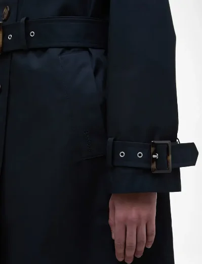 Barbour Maia Showerproof Trench Coat | Navy