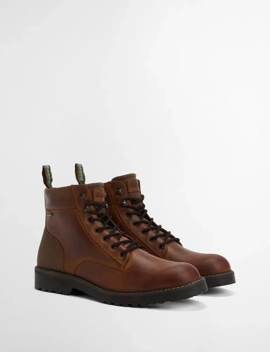 Barbour Harrison Commando Boot | Dark Brown