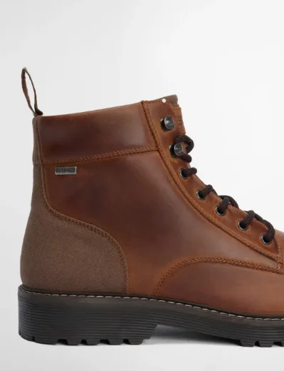 Barbour Harrison Commando Boot | Dark Brown