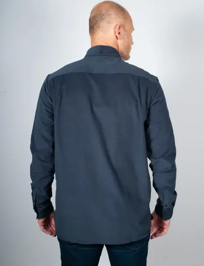 Fred Perry Needle Cord Shirt | Dark Airforce